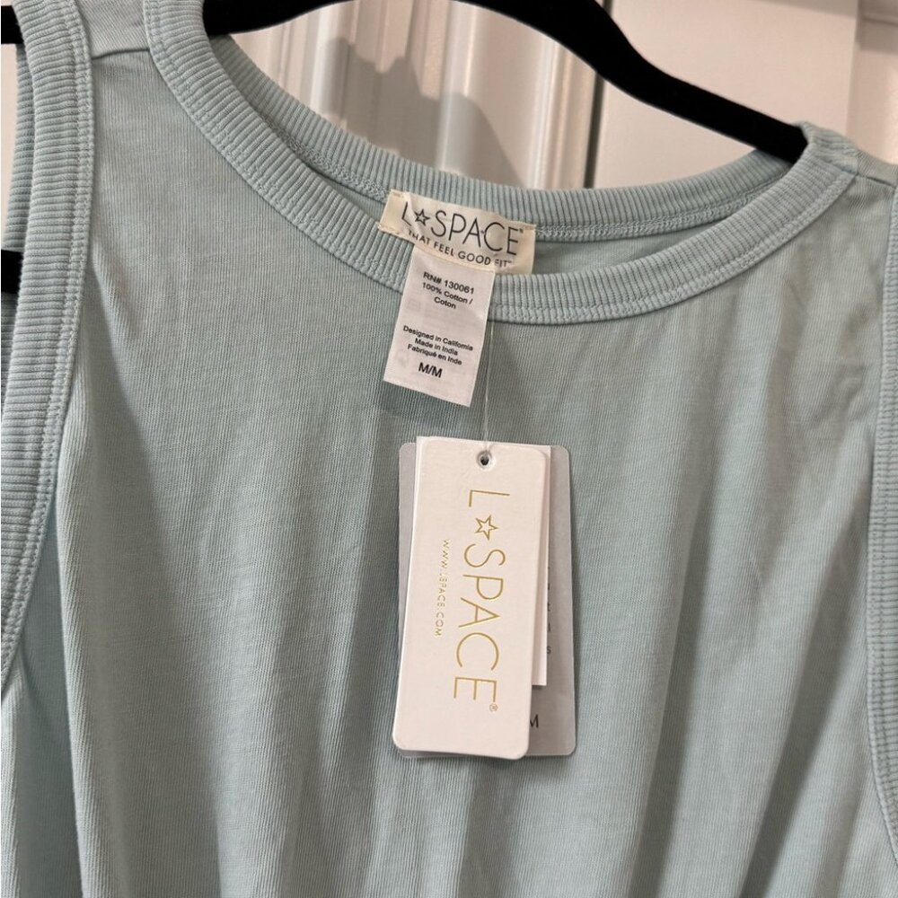 LSPACE Seaview Mini Dress - Sky Blue - Size M - NWT - Picture 3 of 8